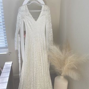 Lulus white wedding or occasion dress